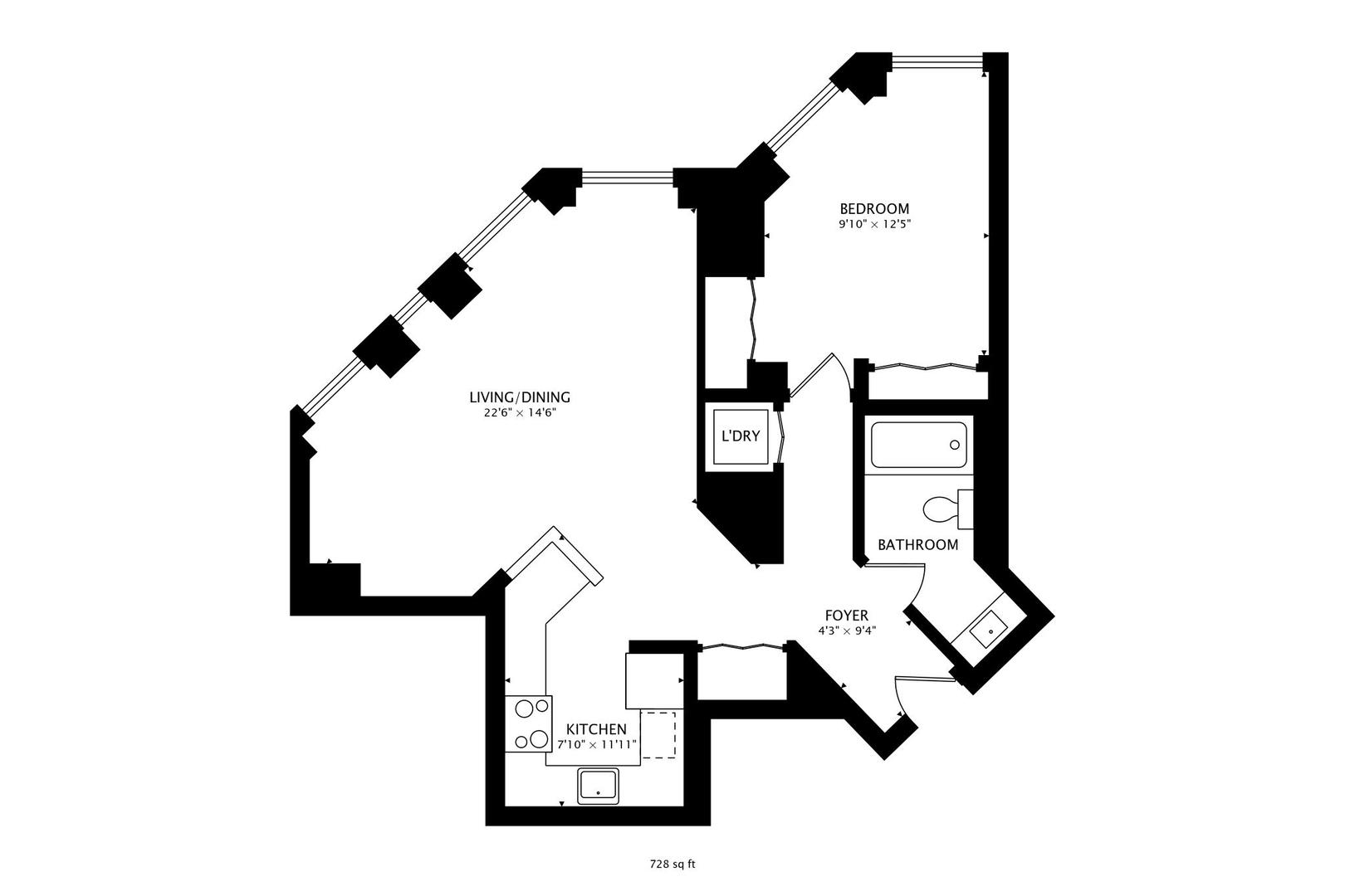 222 N Columbus Dr #1303 Chicago, IL 60601