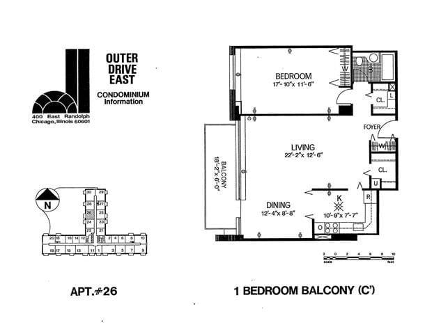 400 E Randolph St #3628