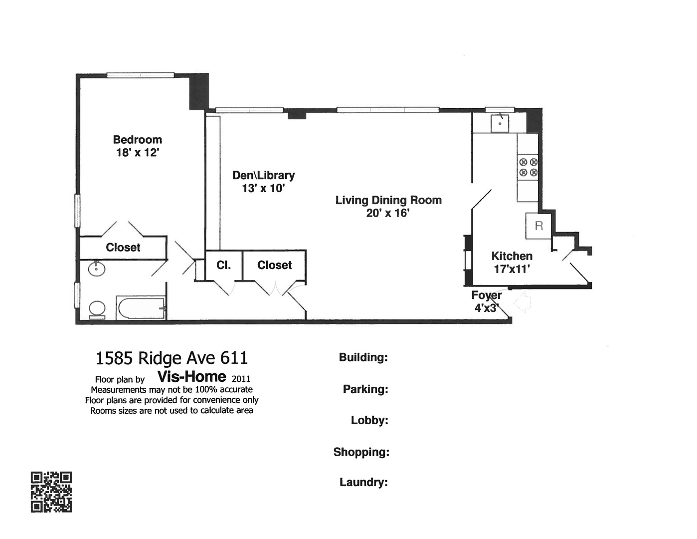 1585 Rdg Ave #611 Evanston, IL 60201