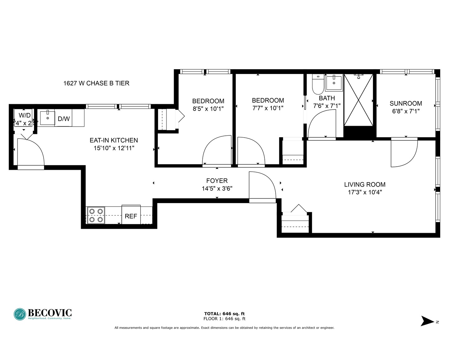 1627 W Chase Ave #1A Chicago, IL 60626