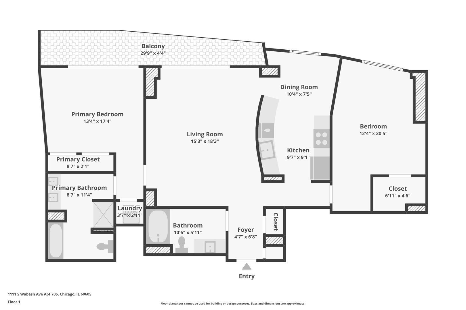 1111 S Wabash Ave #2601 Chicago, IL 60605