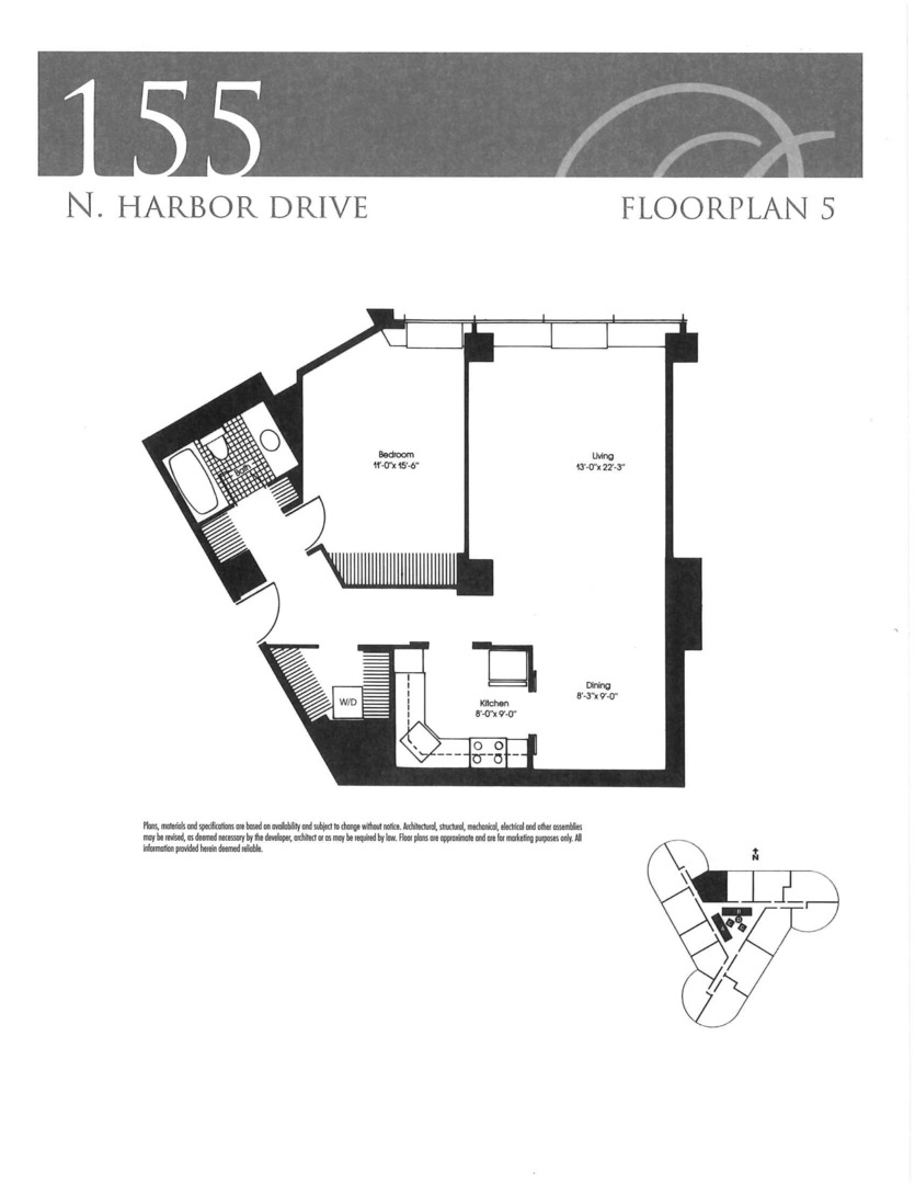 155 N Hbr Dr #805